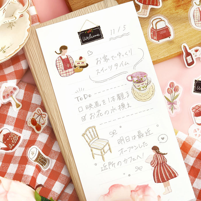 BGM 'Maiden's Moment' Series Washi Paper Deco Stickers - Me Time