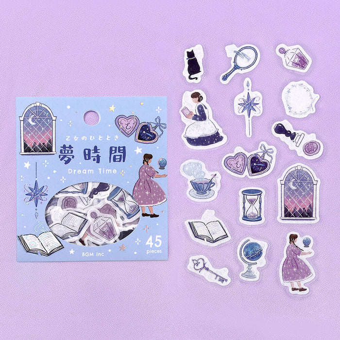 BGM 'Maiden's Moment' Series Washi Paper Deco Stickers - Dream Time