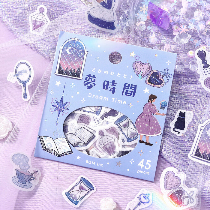 BGM 'Maiden's Moment' Series Washi Paper Deco Stickers - Dream Time
