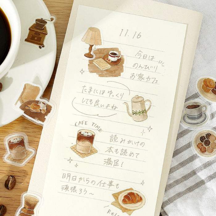 BGM Washi Paper Deco Stickers - Home Cafe