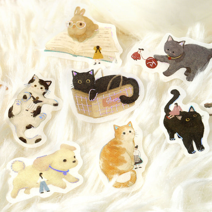BGM 'Petite Story' Washi Paper Deco Stickers - Animals
