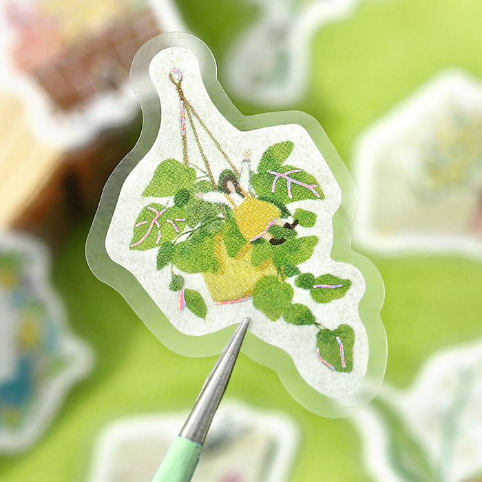 BGM 'Petite Story' Washi Paper Deco Stickers - Gardening