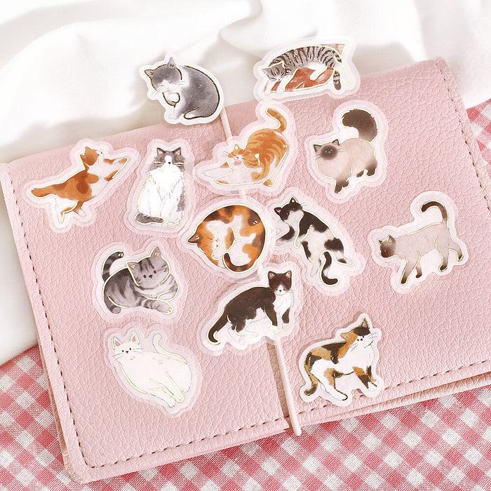 BGM Washi Paper Deco Stickers - Lots of Cats Vol.2
