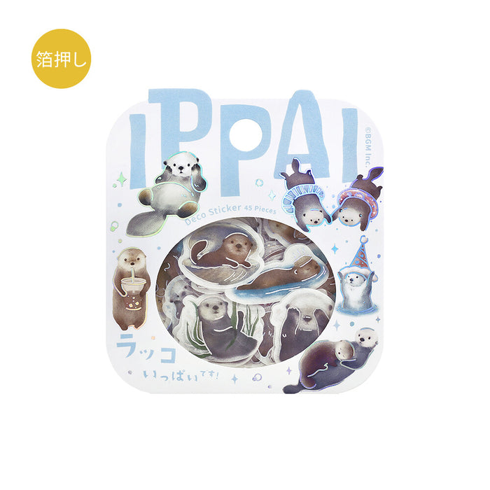 BGM Washi Paper Deco Stickers - Lots of Sea Otters