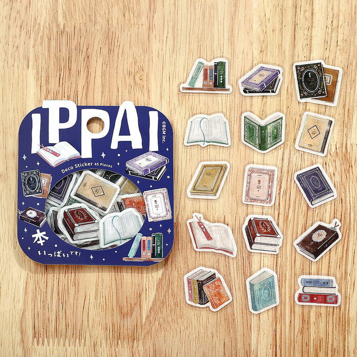 BGM Washi Paper Deco Stickers - Lots of Books