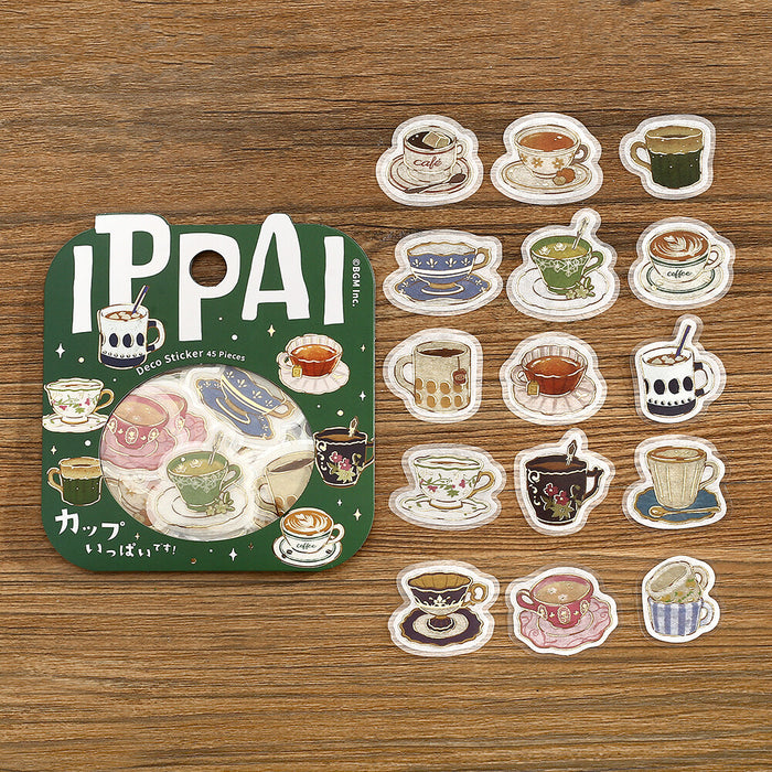 BGM Washi Paper Deco Stickers - Cups are Full