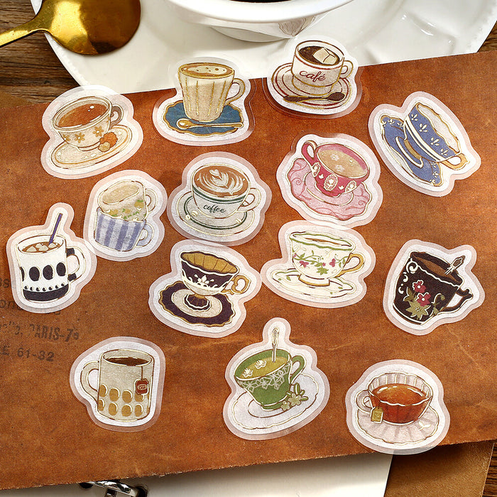 BGM Washi Paper Deco Stickers - Cups are Full