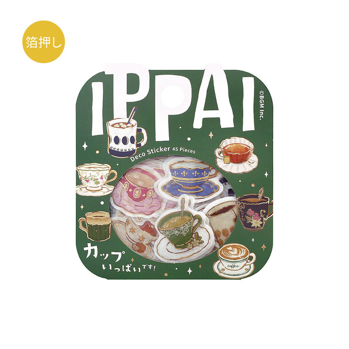 BGM Washi Paper Deco Stickers - Cups are Full