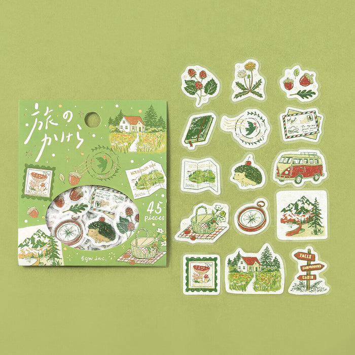BGM 'Fragments of a Journey' Washi Paper Deco Stickers - To the Forest