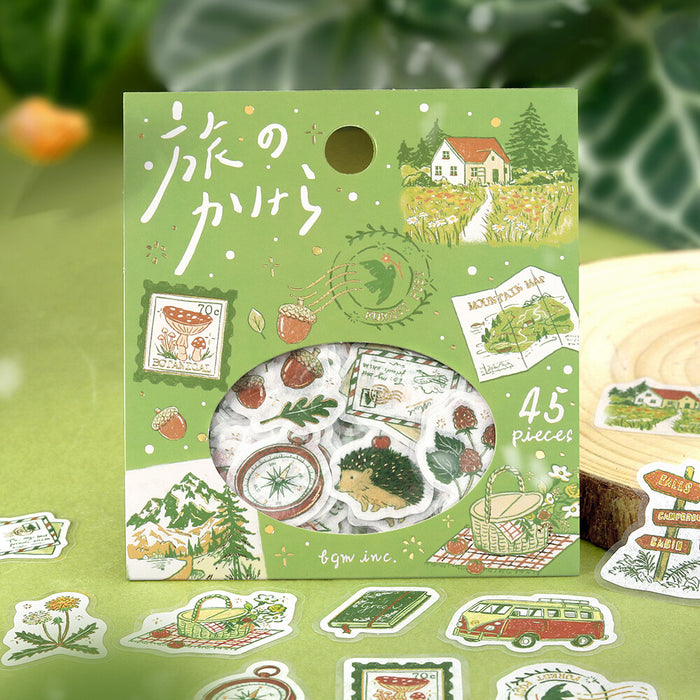 BGM 'Fragments of a Journey' Washi Paper Deco Stickers - To the Forest