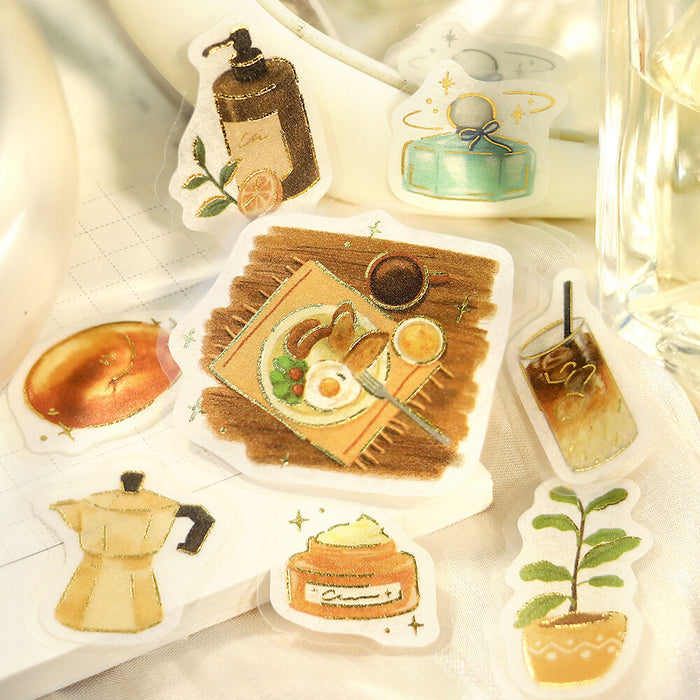 BGM 'Another Great Day' Washi Paper Deco Stickers - Good Morning