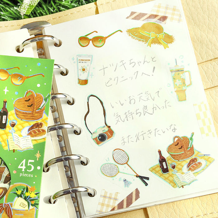 BGM 'Another Great Day' Washi Paper Deco Stickers - Good Day