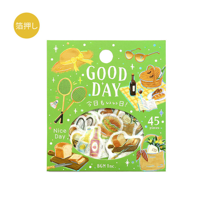 BGM 'Another Great Day' Washi Paper Deco Stickers - Good Day