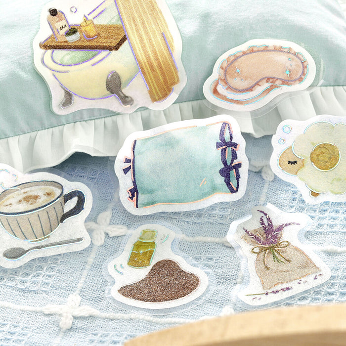 BGM 'Another Great Day' Washi Paper Deco Stickers - Good Night