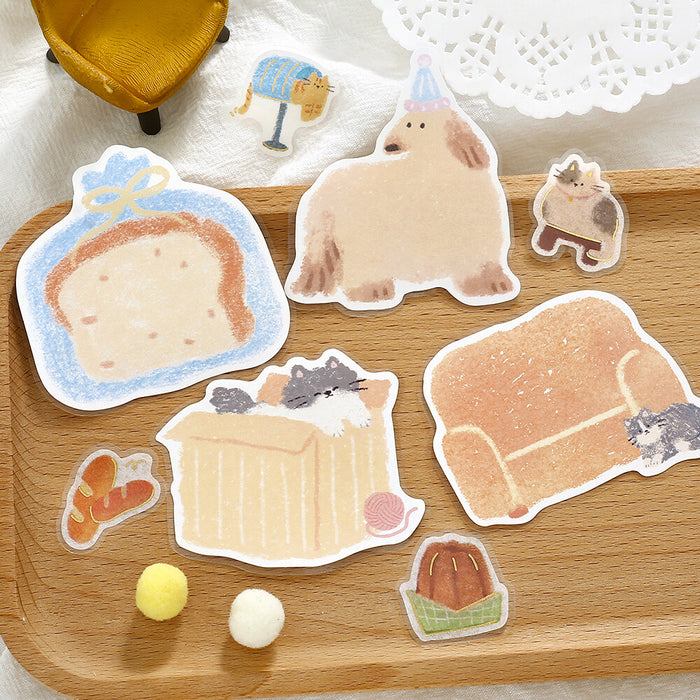 BGM 'Fuwari Sketch' Series Stickers - Yellow