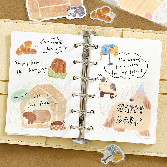 BGM 'Fuwari Sketch' Series Stickers - Yellow