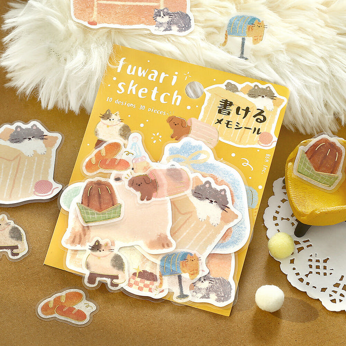 BGM 'Fuwari Sketch' Series Stickers - Yellow
