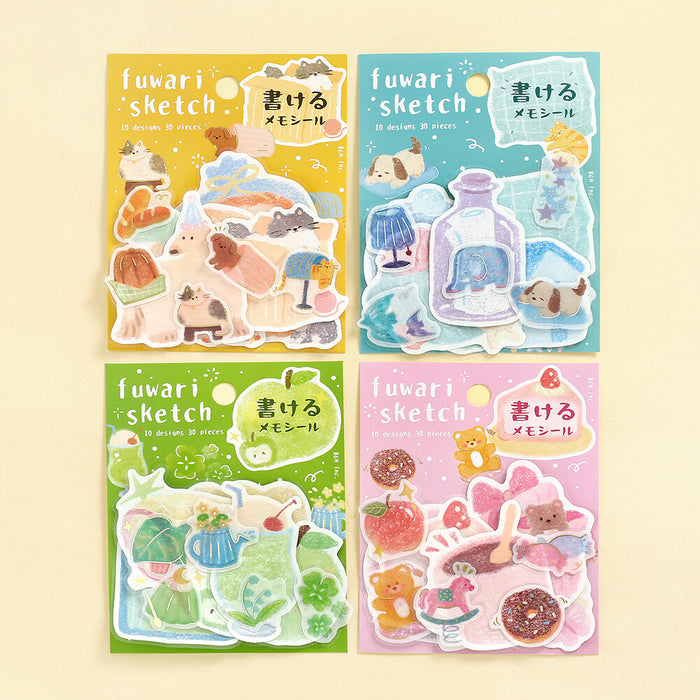 BGM 'Fuwari Sketch' Series Stickers - Yellow