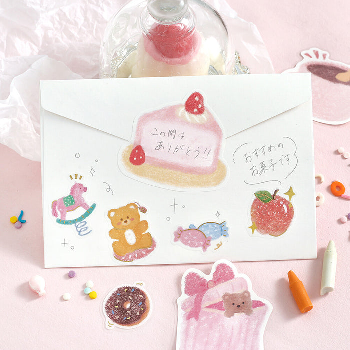 BGM 'Fuwari Sketch' Series Stickers - Pink