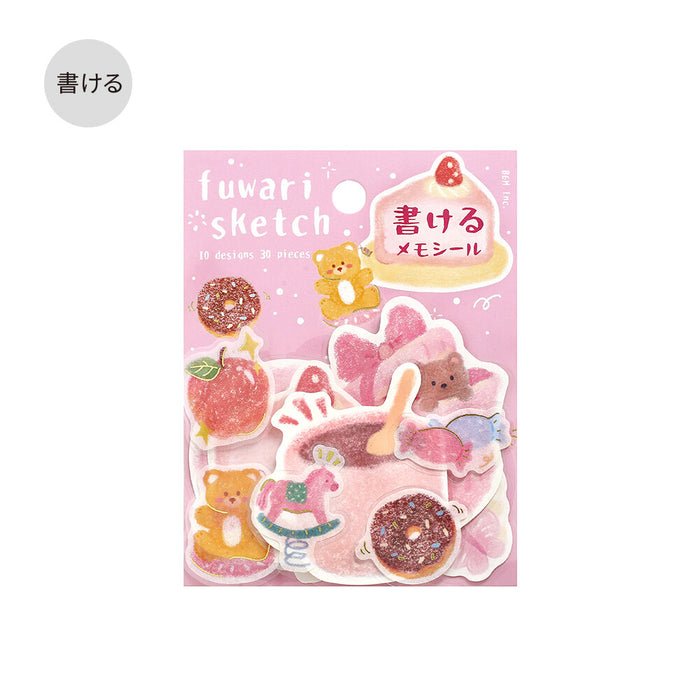 BGM 'Fuwari Sketch' Series Stickers - Pink