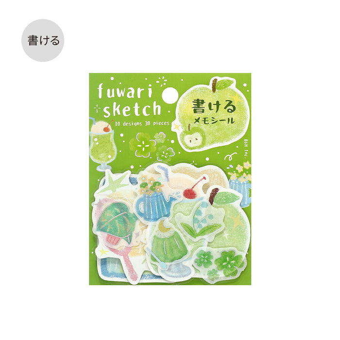 BGM 'Fuwari Sketch' Series Stickers - Green