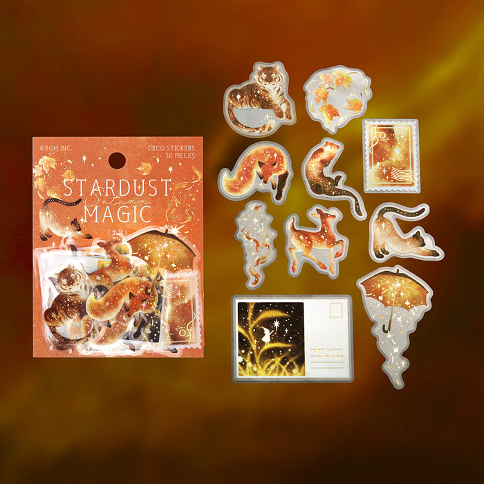 BGM 'Stardust Magic' Clear Deco Stickers - Saturn