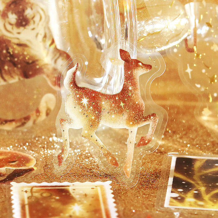 BGM 'Stardust Magic' Clear Deco Stickers - Saturn