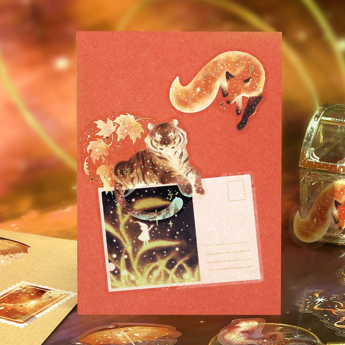 BGM 'Stardust Magic' Clear Deco Stickers - Saturn