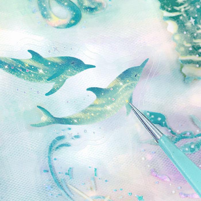 BGM 'Stardust Magic' Clear Deco Stickers - Earth