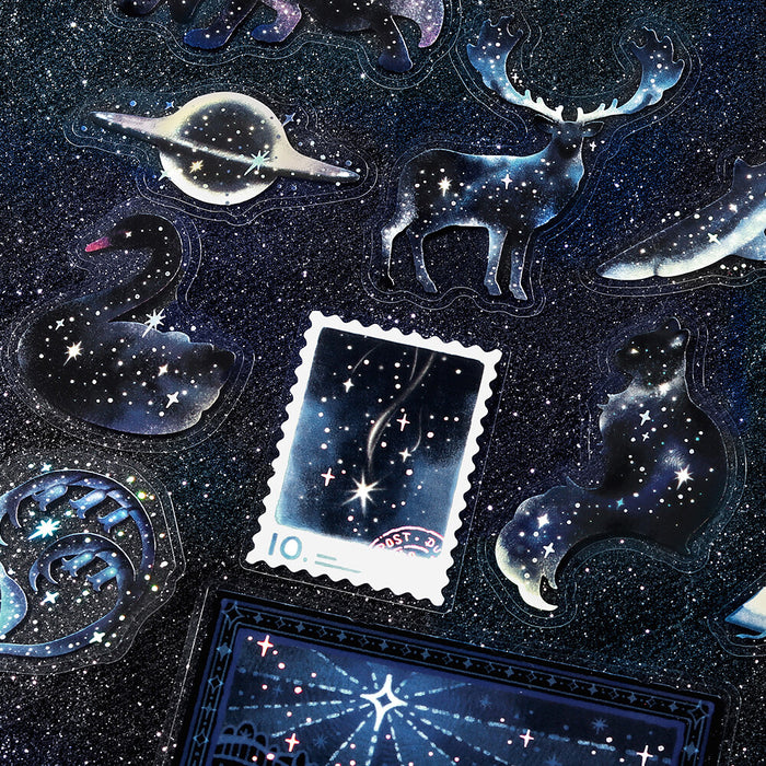 BGM 'Stardust Magic' Clear Deco Stickers - Black Hole