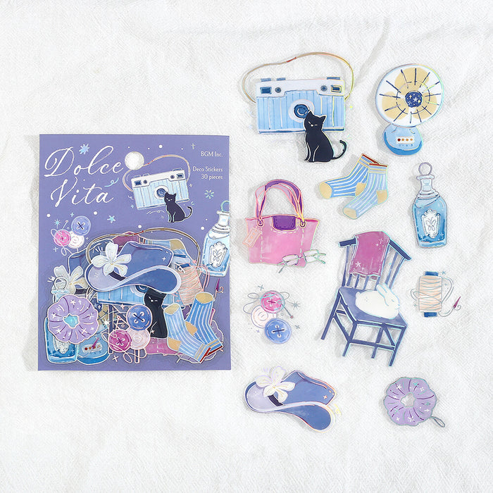 BGM 'Dolce Vita' Clear Deco Stickers - Piece of Life