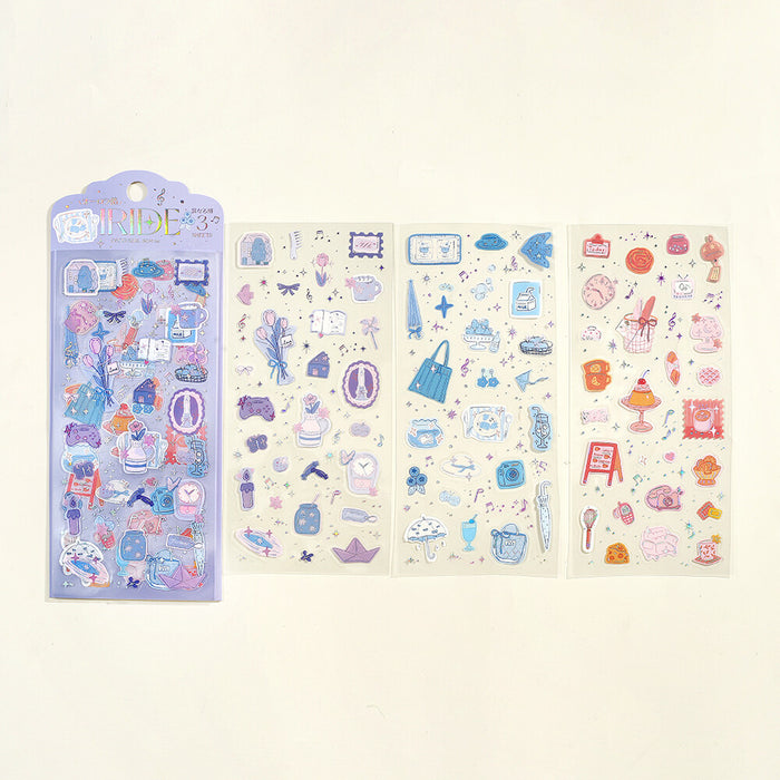 BGM 'IRIDE' Series Clear Deco Stickers - Sparkling Accessories