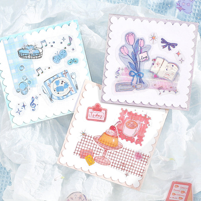 BGM 'IRIDE' Series Clear Deco Stickers - Sparkling Accessories