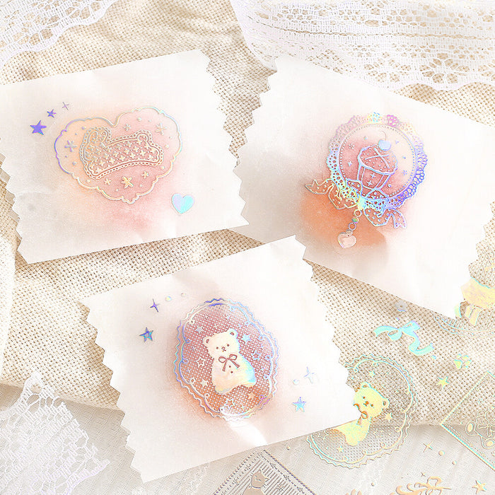 BGM 'IRIDE' Series Clear Deco Stickers - Dreaming Waltz
