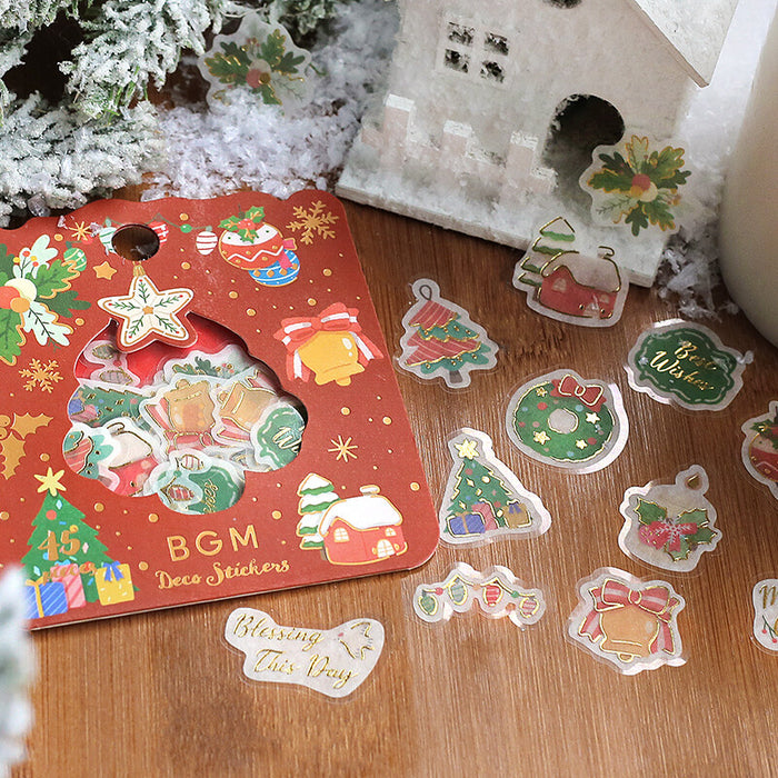 LAST STOCK! BGM Christmas Deco Stickers - Christmas Night