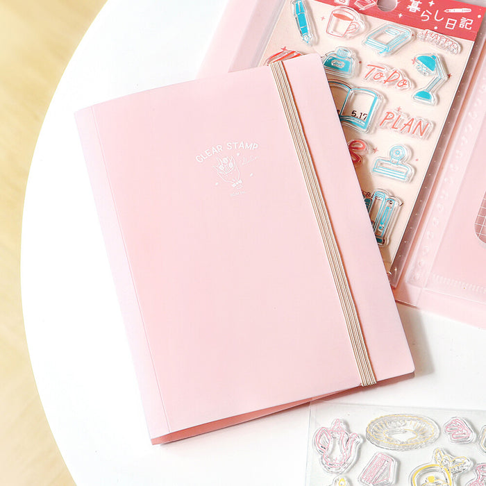 BGM Clear Stamp Storage Folder - Sakura