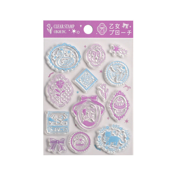 BGM Japan Clear Stamps - Brooch