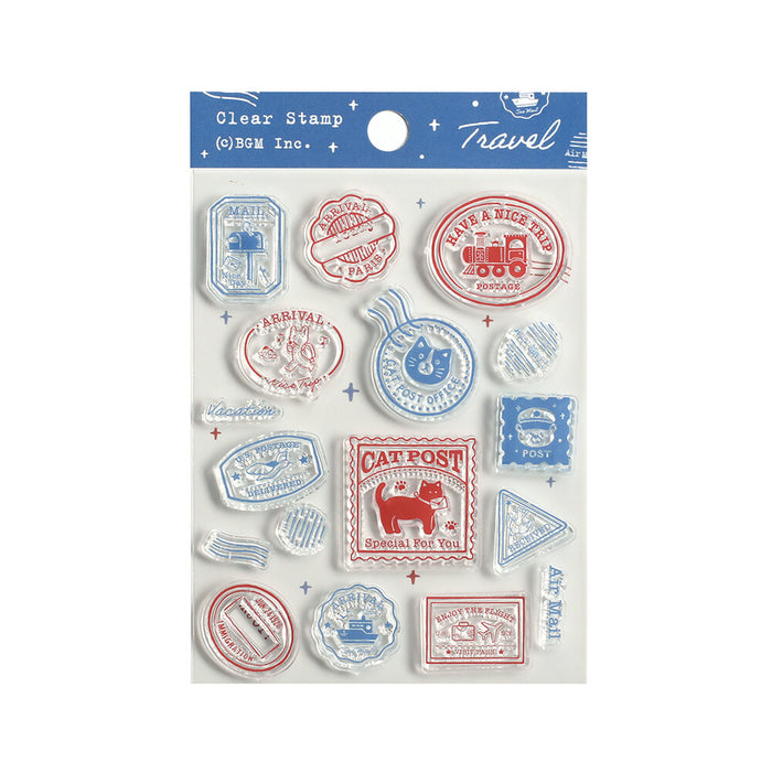 BGM Japan Clear Stamps - Travel
