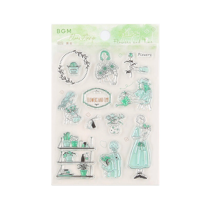 BGM Japan Clear Stamps - Horticulture