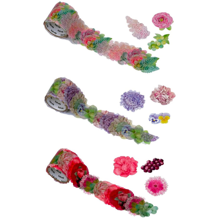 LAST STOCK! Bande Washi Sticker Roll - Astilbe Bouquet