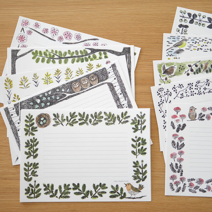 Small Birds Letter Writing Paper A5 Size - 40 Sheets
