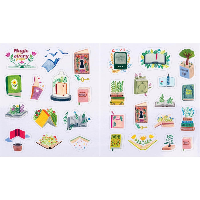 A Book Lover's Sticker Book