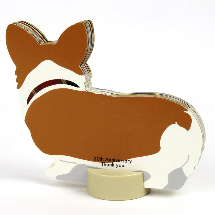 2027 Die-Cut Desk Calendar - Corgi