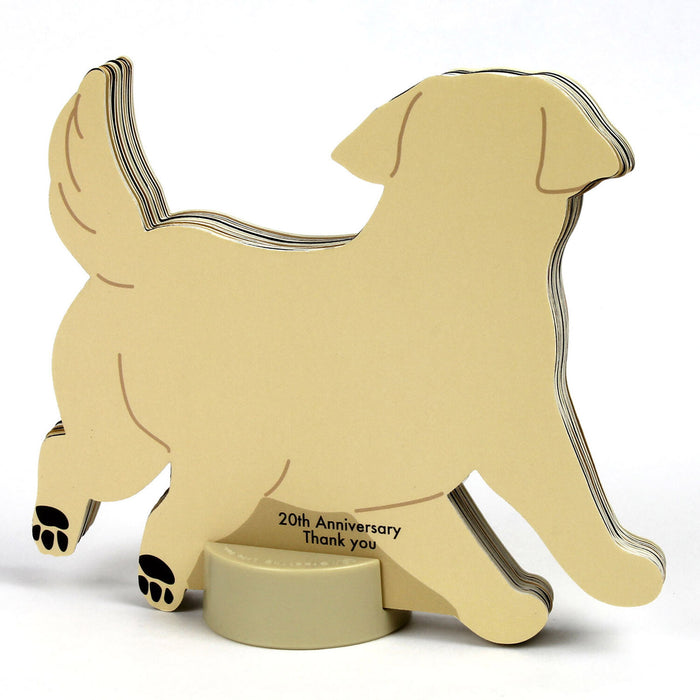 2027 Die-Cut Desk Calendar - Golden Retriever