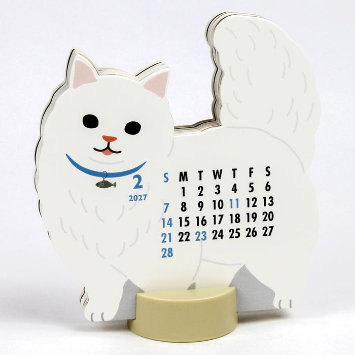 2027 Die-Cut Desk Calendar - Munchkin