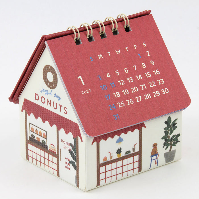 2027 House Box Calendar - Donut Shop