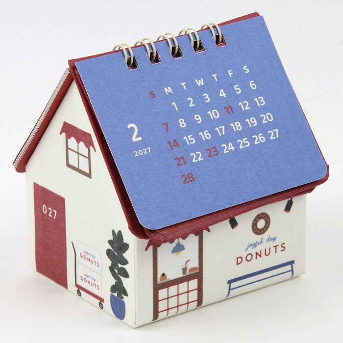 2027 House Box Calendar - Donut Shop