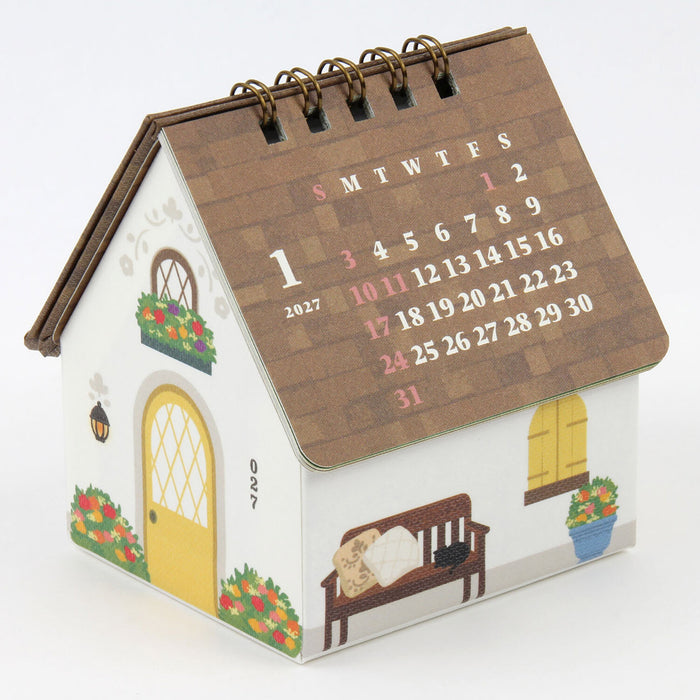 2027 House Box Calendar - Flowers