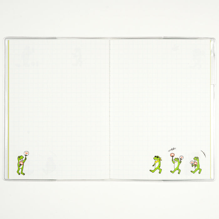 Frog Time 2026 A6 Monthly Planner - Grey
