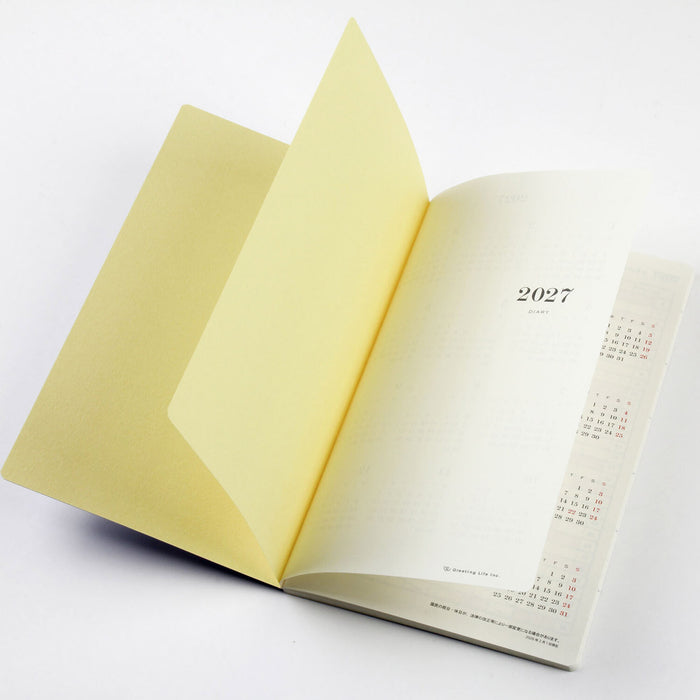 2027 B6 Slim Softcover Monthly Planner - Cat & Blue